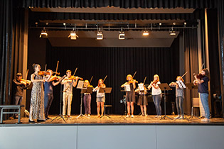 dress rehearsal viola-ensemble