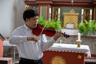 Teilnehmerkonzert in der Pfarrkirche St. Martin: Jin Hyoung Park, Violine